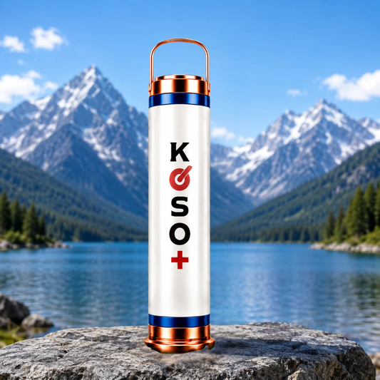 KOSO+ Alkaline Water Maker | Dual Cartridge Mineral Enrichment System | SS304 Stainless Steel
