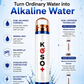 KOSO+ Alkaline Water Maker | Dual Cartridge Mineral Enrichment System | SS304 Stainless Steel