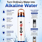 KOSO+ Alkaline Water Maker | Dual Cartridge Mineral Enrichment System | SS304 Stainless Steel