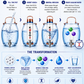KOSO+ Alkaline Water Maker | Dual Cartridge Mineral Enrichment System | SS304 Stainless Steel