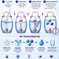 KOSO+ Alkaline Water Maker | Dual Cartridge Mineral Enrichment System | SS304 Stainless Steel