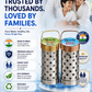 Qwik Water Softener & Chlorine Remover for Bath Water | Dual Cartridge Water Softening Solution