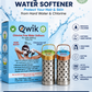 Qwik Water Softener & Chlorine Remover for Bath Water | Dual Cartridge Water Softening Solution